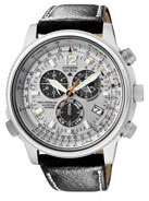 Correa piel, esfera gris